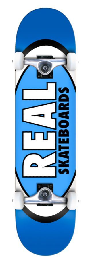 Skateboard Real Classic Oval blue 7,75