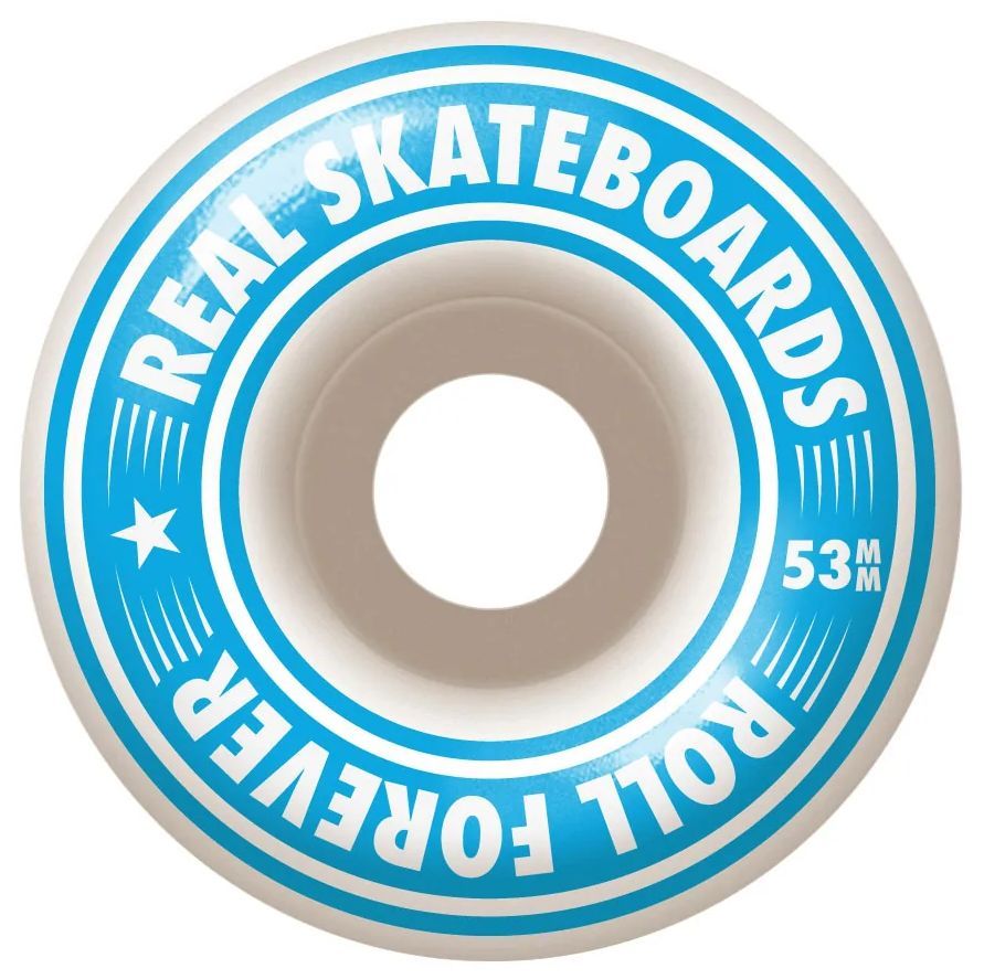 Dětský skateboard Real Classic Oval II blue pink 7,3