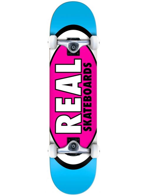 Skateboard Real Classic Oval II blue pink 7,3
