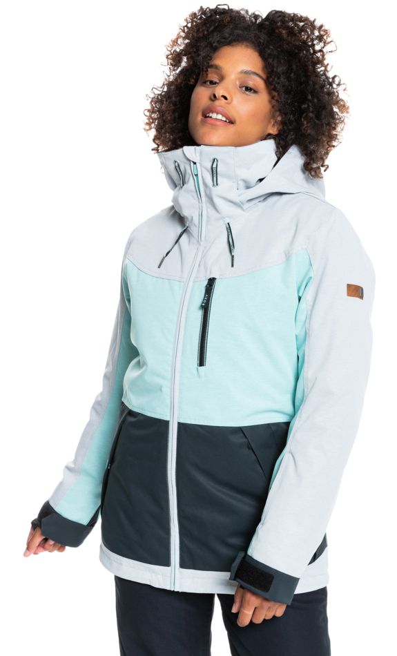 bundy na snowboard dámské roxy Bunda Roxy Presence Parka heather grey