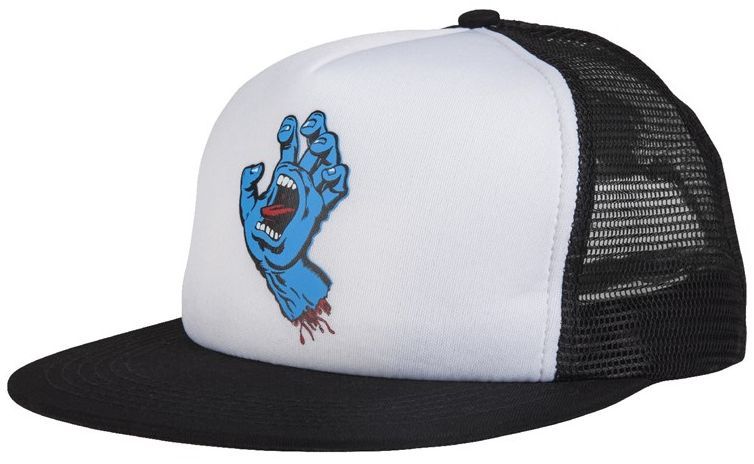 Kšiltovka Santa Cruz Classic Hand Mesh white/black