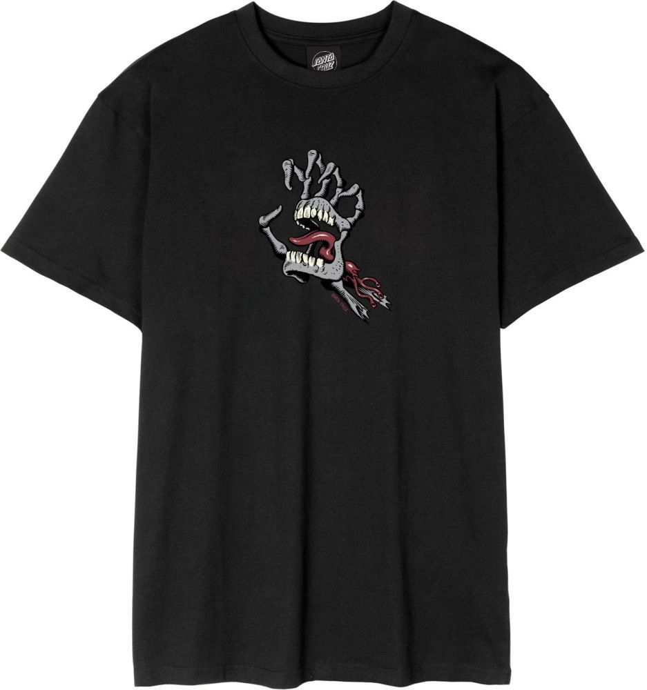 Pánské tričko Santa Cruz Bone Hand Cruz Front black