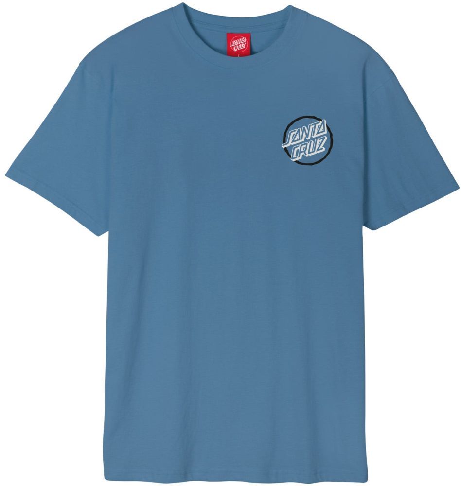 Pánské tričko Santa Cruz Breaker Opus Dot dusty blue