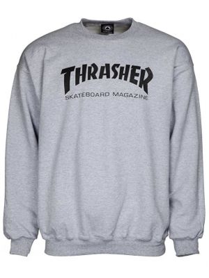 Pánská mikina Thrasher Skate Mag Crew grey