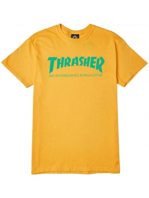 Pánské tričko Thrasher Skate Mag gold