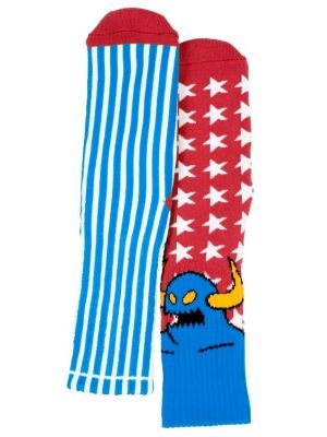 Ponožky Toy Machine American Monster blue