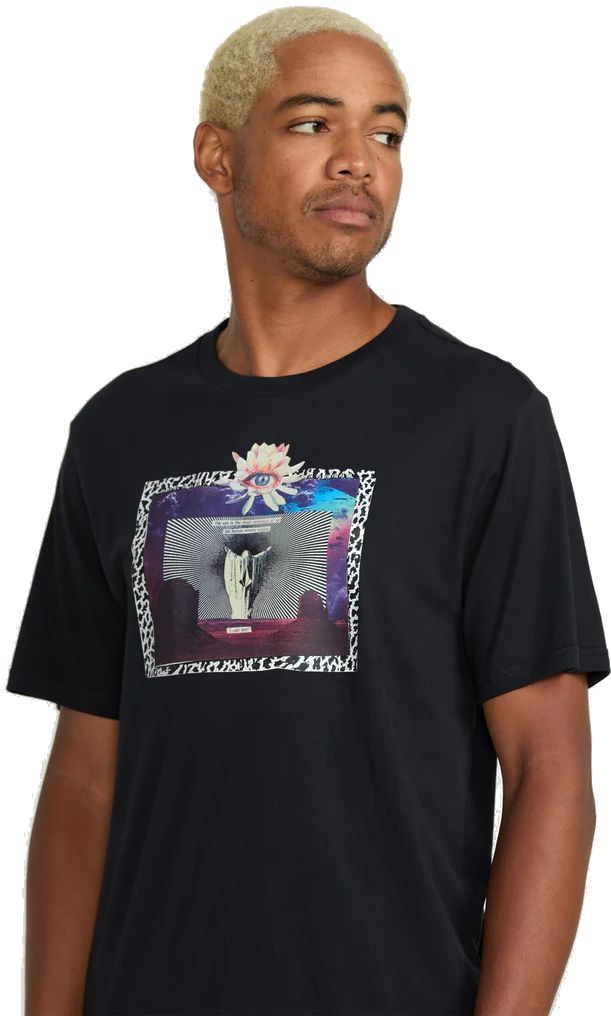 Tričko Volcom Eyecansee Sst Antique Black