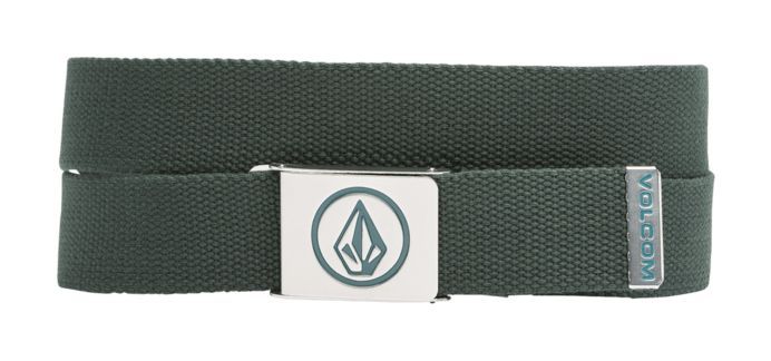 Pásek Volcom Circle Web Belt scarab