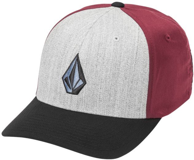 Kšiltovka Volcom Full Stone Hthr Flexfit Hat Dark Slate